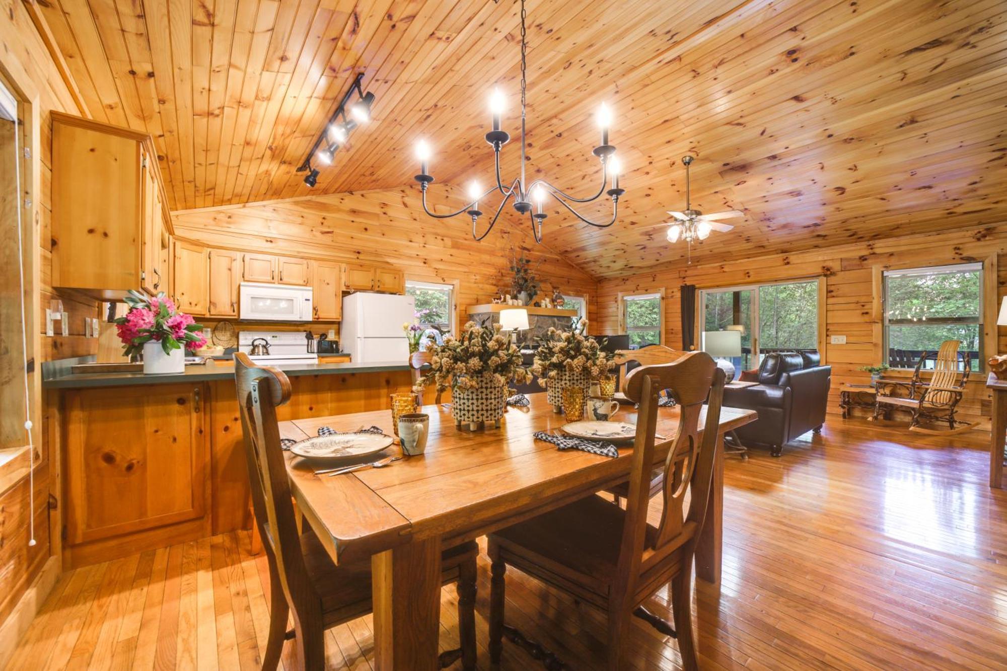 Peaceful Smoky Mountain Cabin With Deck And Fire Pit! Vila Waynesville Exterior foto